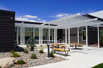 Seating Exterior at Parq Crossing Apartments